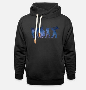 เสื้อฮู้ดผู้ชายแบบ unisex ปักลายดิจิทัล ผ้าฟลีซรักษ์โลก เสื้อยืดออกกำลังกายแบบสั่งทำได้ ดีไซน์เรียบง่ายสำหรับฤดูหนาว - Product Image 4