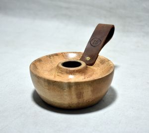 Portavelas de madera de acacia con diseño de estrella para decoración del hogar, candelabro de madera ecológico para fiestas de boda y Navidad - Product Image 3