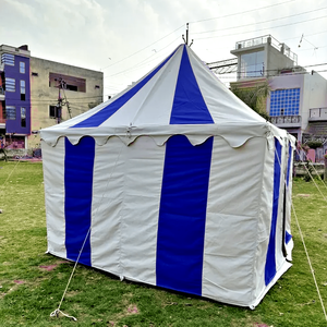 Tente carrée médiévale intemporelle en toile imperméable, simple couche, ouverture automatique, surface de 4m², idéale pour les centres de villégiature, capacité de 4 à 10 personnes - Product Image 5