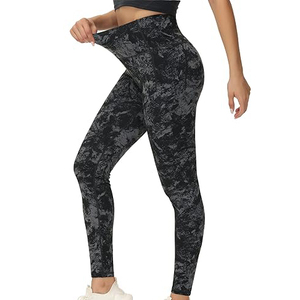 Leggings Deportivos Personalizados de Diseño Brasileño, Cintura Alta Elástica, Estampado de Leopardo, Ecológicos, 220g, Secado Rápido y Transpirables - Product Image 4