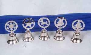 Sonajero de Mano Moderno con Campana Metálica para Navidad, Uso en el Aula, Técnica de Fundición, Electrochapado - Product Image 2