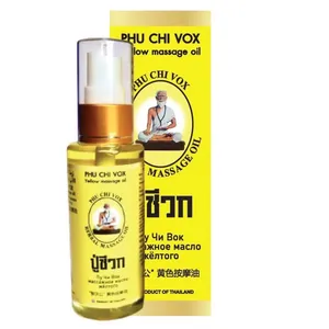 Тайское травяное массажное масло, бренд Phu Chi vox, желтое, тайское, бестселлер, товары для 2023 массажа, размер 50 г