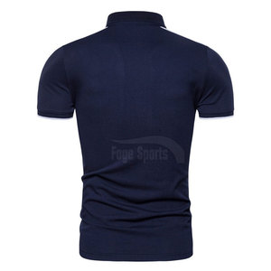 Polo de football respirant à séchage rapide 100% polyester Couleurs et logo personnalisés Service OEM Faible MOQ 10 pièces Teint uni - Product Image 3