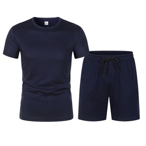 Conjunto de traje de baloncesto para correr y entrenamiento físico de verano para hombre, camiseta y pantalones de manga corta de malla transpirable de talla grande - Product Image 4