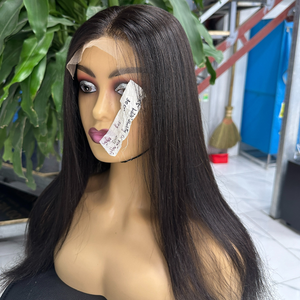 Peluca frontal Peluca con cierre de encaje Cabello humano crudo vietnamita virgen Venta al por mayor Encaje transparente HD - Product Image 4