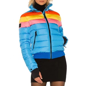 Abrigo Acolchado de Invierno para Mujer, Impermeable, Ecológico, Brillante, Personalizado, al por Mayor - Product Image 2
