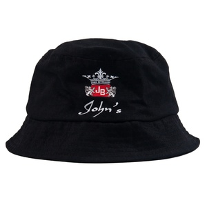 Wholesale Unisex Custom Silk Screen Printed Logo 100% Cotton Fashion Outdoor Bucket Hat Elastic Back Closure for Promotional Use