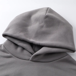 Sweat à capuche en molleton lourd surdimensionné pour homme, pull vintage imprimé personnalisé, motif de lettres d'hiver - Product Image 5