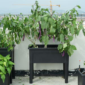 Vaso Moderno Grande in Plastica con Sistema <span class=keywords><strong>di</strong></span> Auto-Irrigazione 2024, Fioriera Unica per Casa e Giardino, per <span class=keywords><strong>Fiori</strong></span> Artificiali - Product Image 6