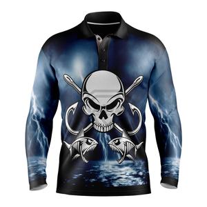 Camisas Polo de Manga Larga para Hombre, al por Mayor, Más Vendidas, con Logotipo Personalizado, Nuevo Estilo, Camisas de Pesca 100% Poliéster - Product Image 4