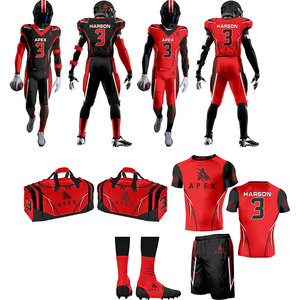 High Quality Low Price American Football Uniform Made In 100% Polyester American Football Uniform - Product Image 1