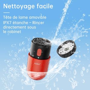 Mini rasoir électrique rechargeable par USB, compact, portable, étanche, sans fil, pour homme et femme, pour les voyages et la maison - Product Image 5