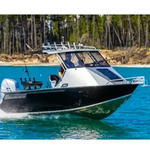 Kinocean 6m New Zealand Fishing Boat Aluminum Hard Top Deep-V Speed Boat For Sale