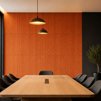 Panneau acoustique en fibre de polyester 2400x1200mm Kuswave |   Panneau acoustique intégré en feutre acoustique thermoformé PET pressé en 3D
