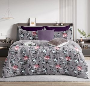 Cozy Double Bedsheet 120GSM Soft Smooth Fabric Bedding <b>Set</b> Stylish Durable Design Perfect For <b>King</b> <b>Size</b> <b>Bed</b> And Interiors - Product Image 3