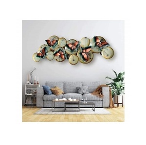 Nouveau style de tentures murales en métal de qualité supérieure décoration murale art mural pour la maison chambre d'hôtel en aluminium à bas prix de l'inde - Product Image 3