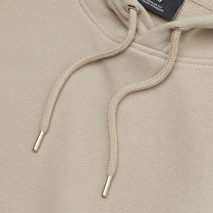 Sweats à capuche imprimés personnalisés à la mode pour hommes en peluche épaissie couleur unie brodée techniques de teinture unie pour la saison d'hiver - Product Image 5