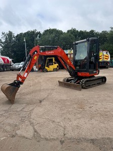 Mini-excavatrice Kubota U27-4 d'occasion la mieux notée, à bras zéro, hydraulique diesel, sur chenilles, prête à l'emploi, livraison rapide dans le monde entier - Product Image 5