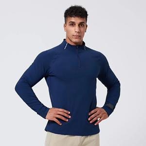 Sudadera Deportiva de Manga Larga para Hombre, Transpirable, de Secado Rápido, para Entrenamiento, Running, Deportes, con Puños Elásticos y Prácticos Orificios para las Manos - Product Image 2