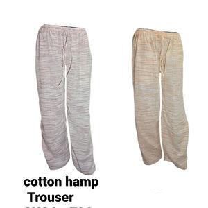 Panier de pyjama en coton unisexe Boho Pantalon traditionnel solide et élégant Pantalon d'été fantaisie à la mode - Product Image 1