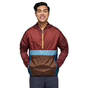 Nouveau produit très demandé à la mode hommes décontracté vêtements d'extérieur capuche, dans des couleurs unies meilleure veste coupe-vent de sport à capuche demi-fermeture éclair - Product Image 2