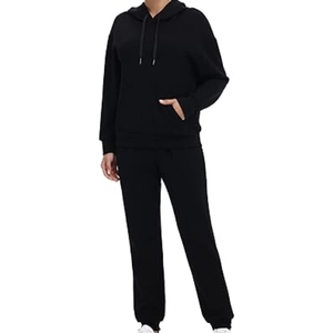 Conjunto Deportivo de 2 Piezas Personalizado al por Mayor, Ropa Deportiva Ligera de Invierno, Atuendo Moderno para Gimnasio, Entrenamiento Cruzado, Estampado Bordado - Product Image 4