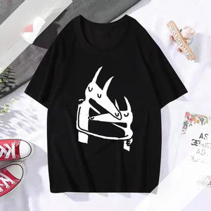 Camiseta clásica unisex con estampado de banda musical para asiento de coche, camiseta de manga larga DMN, camiseta negra con cuello redondo de verano - Product Image 3
