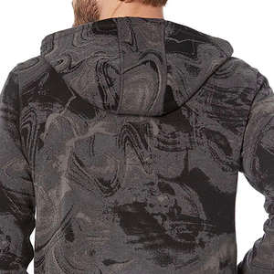 Sweat à capuche délavé pour homme, fabrication OEM, logo personnalisé, pull-over, design de qualité supérieure - Product Image 5