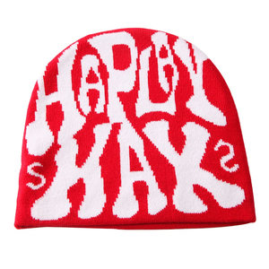 Gorros de punto de invierno personalizados con logotipo impreso, gorros de punto con logotipo completo, gorros de calavera de invierno, gorros para hombre, venta al por mayor, alta calidad - Product Image 5