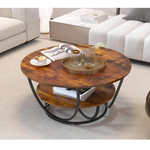 Mesita de noche de hierro forjado de madera de ratán creativa moderna, muebles de dormitorio para sala de estar, sofá, mesa auxiliar, mesita de noche para el hogar - Product Image 4