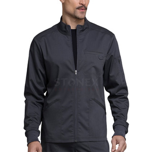 Chaqueta exfoliante con capucha de alta calidad para hombre, diseño sólido con cremallera, superventas, recién llegado, venta al por mayor, gran oferta para invierno - Product Image 1