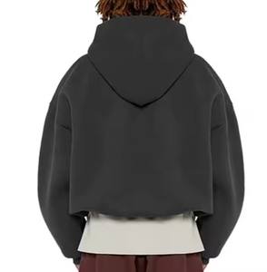 Sweat à capuche unisexe personnalisé en polaire avec fermeture éclair, style décontracté, motif uni, 100 % coton teint en fil, impression numérique, respirant, pour la saison hivernale - Product Image 3