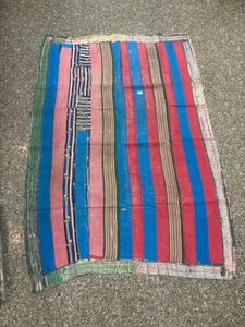 100% algodón hecho a mano Reversible Kantha cosido a mano sostenible Kantha tradicional Vintage hecho a mano Boho Chic Kantha - Product Image 6