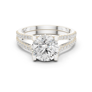 14K <b>Infinity</b> Style Engagement Ring for Lovers - Product Image 3