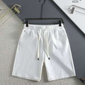 Pantalones cortos informales para correr de verano para hombre 2025, logotipo personalizado, estampado bordado, cintura media, impermeable, ropa de calle de lona - Product Image 3