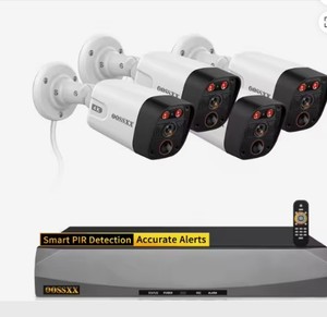 ระบบกล้องวงจรปิดรักษาความปลอดภัยกลางแจ้ง 4K ใหม่ กล้อง IP แบบมีสาย 8MP มุมกว้าง 130 องศา พร้อมเครื่องบันทึก NVR 8 ช่อง  เลนส์อะลูมิเนียมกันน้ำ IP65 - Product Image 2
