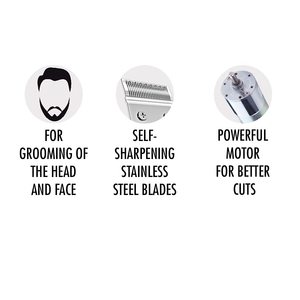 Kit Profesional de Corte de Pelo 2 en 1, 20 Piezas, Recargable, Ajustable, de Acero Inoxidable, para Recortar el Cabello y la Barba - 1 Unidad - Product Image 1