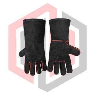 Guantes de Soldadura de Alta Calidad Negros para Soldadura TIG/MIG, Textura Suave, Antivibración, Anticalor, Antiestáticos, Sin Polvo, Sin Silicona - Product Image 5