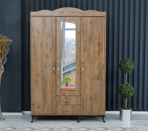 Tamaños personalizados Armario de 3 puertas en varios colores Sistema de armario de almacenamiento de fabricación turca de alta calidad para muebles para el hogar para uso en el dormitorio - Product Image 2