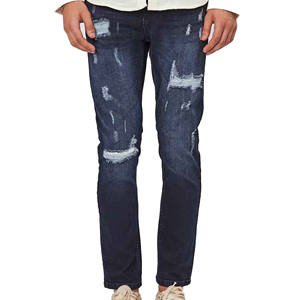 กางเกงยีนส์ผู้ชายทรงตรงสไตล์วินเทจซักได้แนวสตรีท - Product Image 5