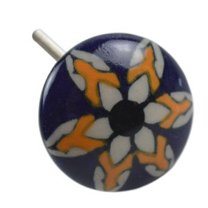 Poignée en céramique multicolore pour décoration intérieure Bouton de tiroir Design personnalisé disponible - Product Image 1