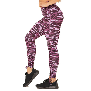 2024 nouveau taille haute Sexy Gym Compression pantalon-femmes entraînement serré Yoga sport Leggings tricoté tissu sans couture vêtements de sport - Product Image 4