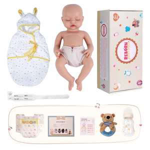 <span class=keywords><strong>Muñeca</strong></span> Bebé Realista de Silicona de 16 Pulgadas, Modelo <span class=keywords><strong>Nancy</strong></span>, con Chupón, para Niñas Pequeñas - Product Image 6