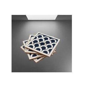 Les sous-verres organiques en incrustation d'os les plus vendus à vendre en vrac de l'exportateur indien par Aaliyan impex - Product Image 1