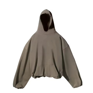 OEM Hoodies Unisexe Grande Taille Brodé À Capuche Personnalisé 450gsm Lourd Épais French Terry Fleece Double Couche Hiver Boxy Hoodie - Product Image 5