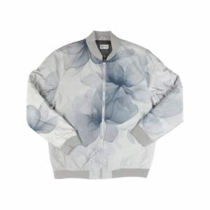 Chaqueta Bomber Varsity Ligera con Cremallera y Sublimación Personalizada con Cualquier Diseño Personalizado - Product Image 1