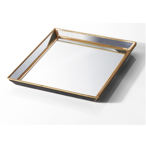 Unique Design <b>Mirror</b> and Aluminium Round Dessert Serving <b>Tray</b> <b>with</b> Elegant Finish Perfect for Hotels and Restaurants - Product Image 4