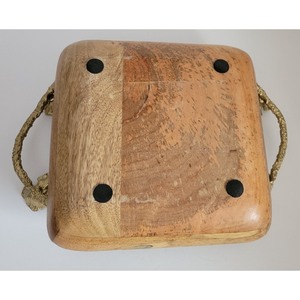 Nouveau plateau de service en bois avec poignées en métal florissantes Qualité incroyable au prix de gros - Product Image 6