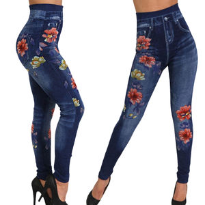 Women's High Waist Knitted Leggings Breathable Fitness Gym Workout <b>Athletic</b> Wear Comfortable Stretchy Soft Running Clothing - Product Image 1