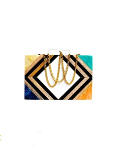 Indian Craft <b>Resin</b> Women Clutch Designers Handmade Clutch Purses for Girls Attractive Design In India - Product Image 1